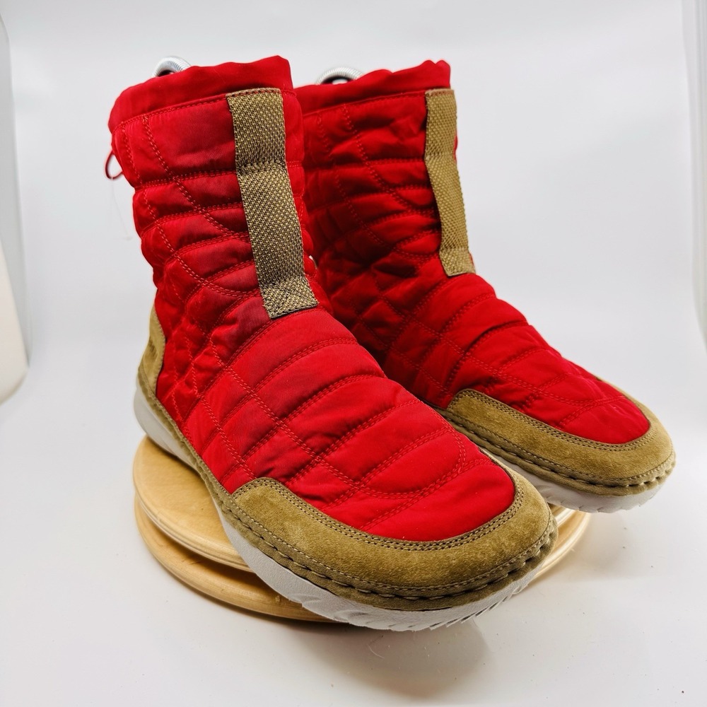 Merrell‎ Hut Moc Mid Boots Men's 9 Red Quilted Prototype New boots winter snow - Picture 3 of 8